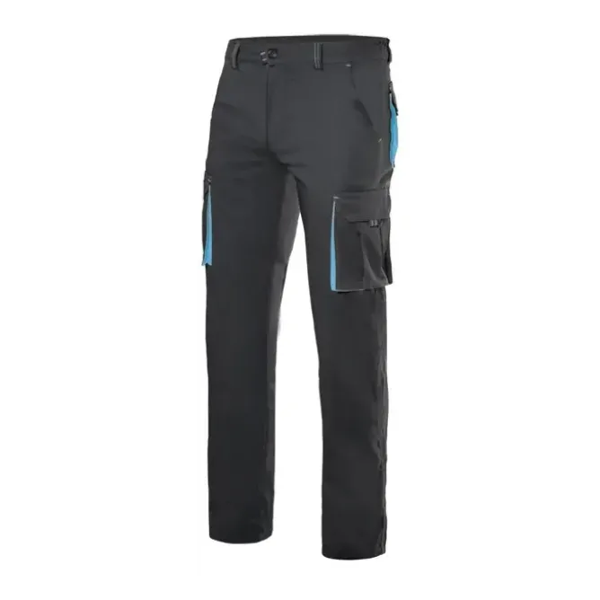 Pantalone bicolore da Lavoro Stretch Multitasche Velilla 103024S