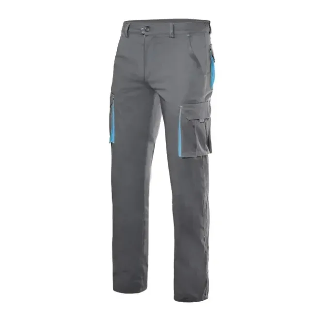 Pantalone bicolore da Lavoro Stretch Multitasche Velilla 103024S