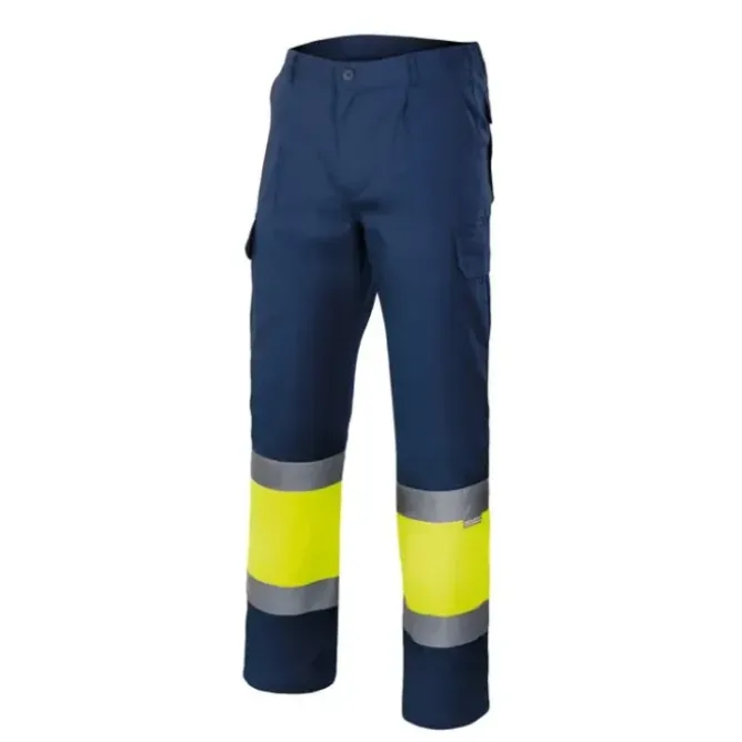 Pantalone bicolore da Lavoro Alta Visibilità Multitasche Velilla 157