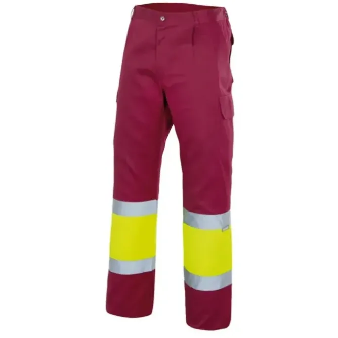 Pantalone bicolore da Lavoro Alta Visibilità Multitasche Velilla 157