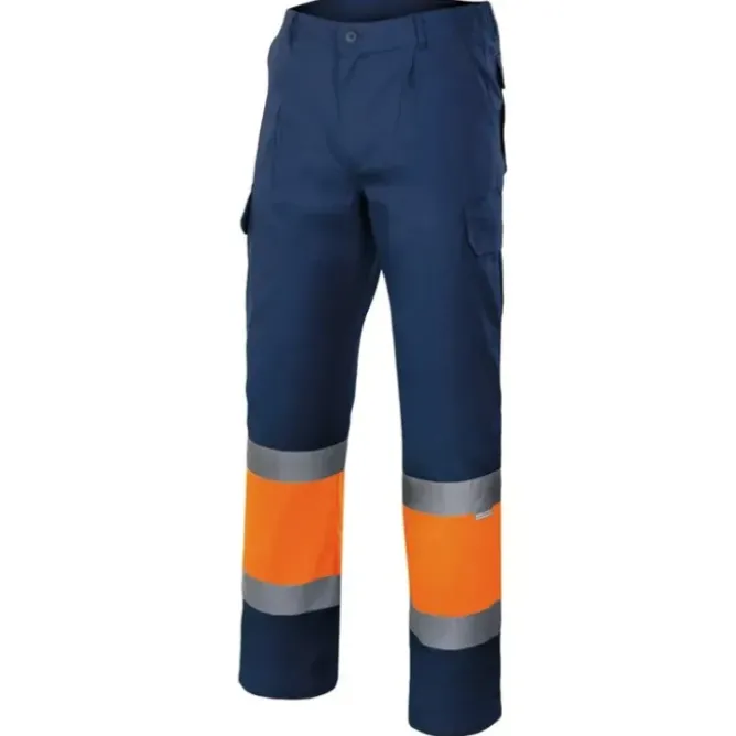Pantalone bicolore da Lavoro Alta Visibilità Multitasche Velilla 157