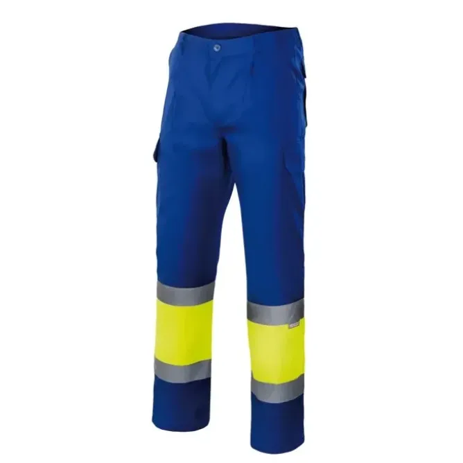 Pantalone bicolore da Lavoro Alta Visibilità Multitasche Velilla 157