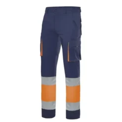 Pantalone bicolore da Lavoro Alta Visibilità Stretch Multitasche Velilla 303002S