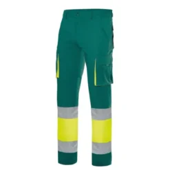 Pantalone bicolore da Lavoro Alta Visibilità Stretch Multitasche Velilla 303002S