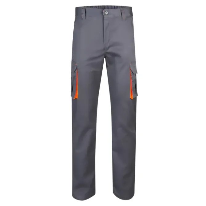 Pantalone bicolore da Lavoro Stretch Multitasche Velilla 103008S