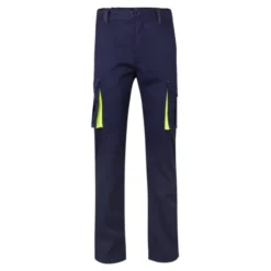 Pantalone bicolore da Lavoro Stretch Multitasche Velilla 103008S