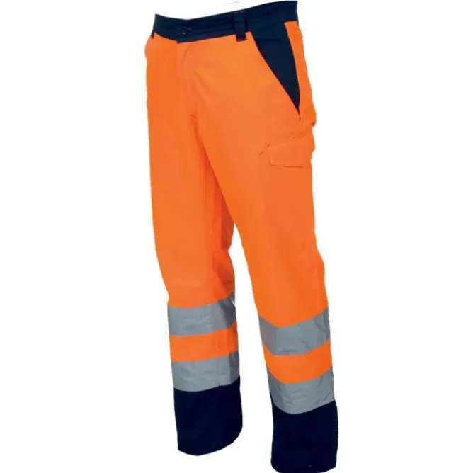 Pantalone bicolore da lavoro Alta Visibilità Multitasche Payper Charter Polar