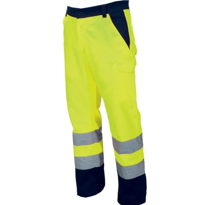 Pantalone bicolore da lavoro Alta Visibilità Multitasche Payper Charter Polar