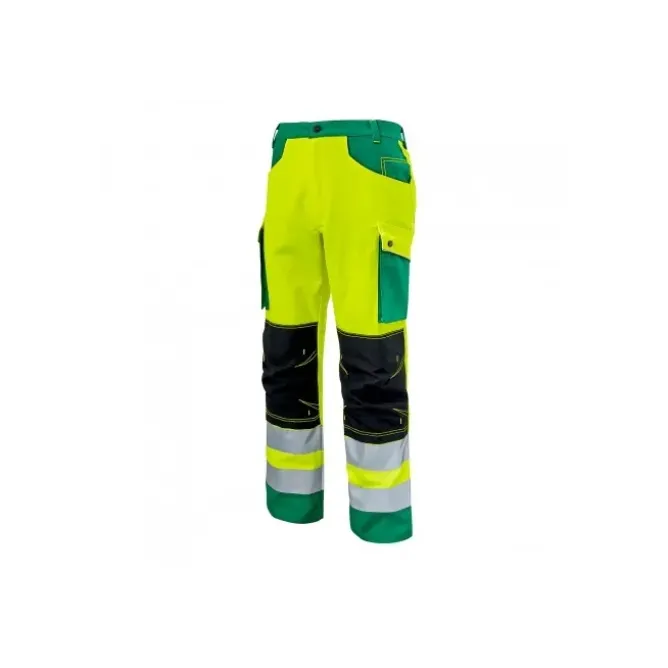 Pantalone con ginocchiere da Lavoro Alta Visibilità Multitasche Molinel Roady 12ROPNPGJF/MA
