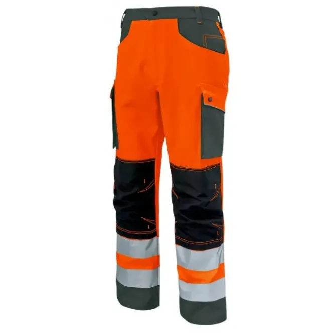 Pantalone con ginocchiere da Lavoro Alta Visibilità Multitasche Molinel Roady 12ROPNPGJF/MA