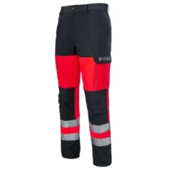 Pantalone con ginocchiere da Lavoro Multirischio Alta Visibilità Multitasche Molinel Roady Safeline SAFEPN88ASO/NA