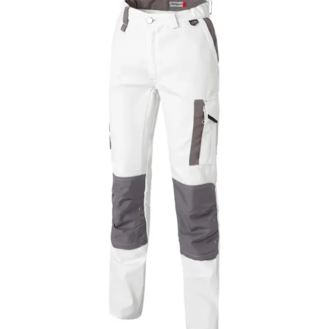 Pantalone con ginocchiere da Lavoro Multitasche Molinel White & Pro 2204.2351.001