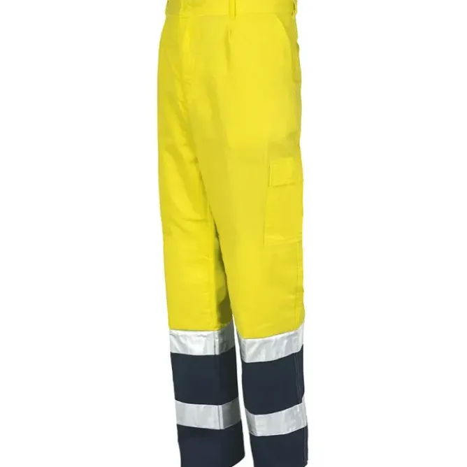 Pantalone da Lavoro Alta Visibilità Multitasche Issa Line AV 8430N