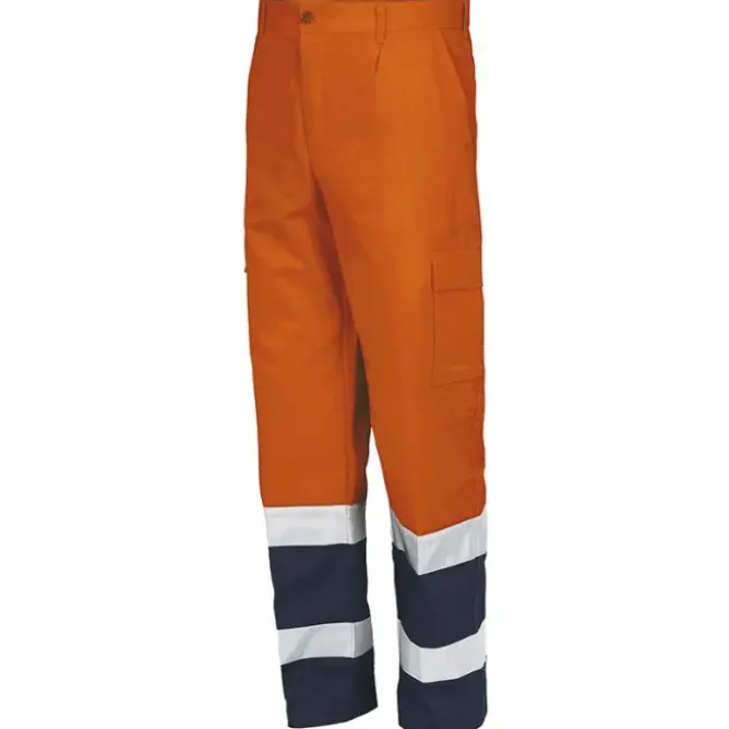 Pantalone da Lavoro Alta Visibilità Multitasche Issa Line AV 8430N