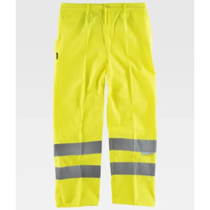 Pantalone da Lavoro Alta Visibilità con Bande Rinfrangenti C3915 - Workteam