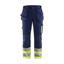 Pantalone da lavoro alta visibilità Multitasche Blaklader High VIS 100% cotone 152913708833C50
