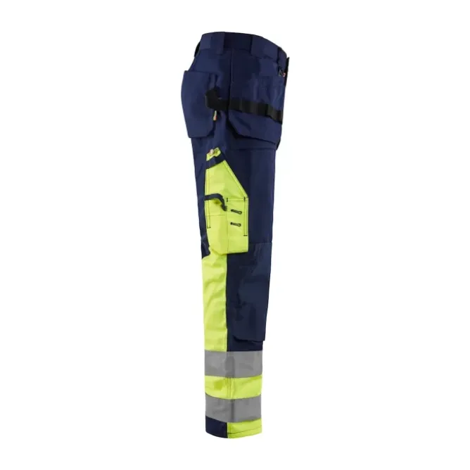 Pantalone da lavoro alta visibilità Multitasche Blaklader High VIS 100% cotone 152913708833C50