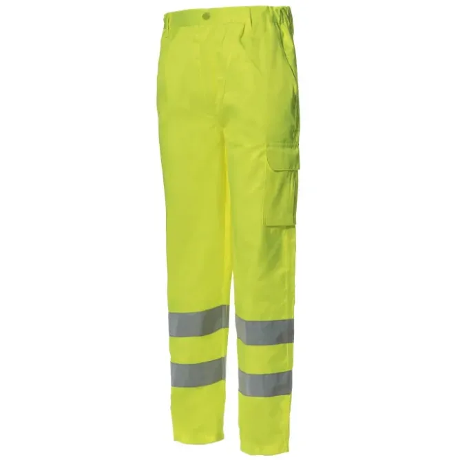 Pantalone da lavoro alta visibilità multitasche Logica 830HV/G-L