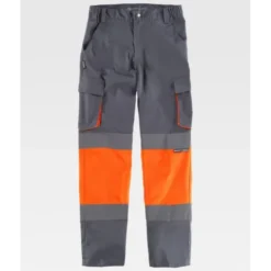 Pantalone da Lavoro Bicolore Alta Visibilità C3218 - Workteam