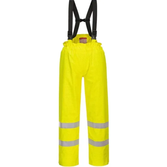 Pantalone da Lavoro Bizflame Rain foderato multinorma Alta Visibilita Portwest S781