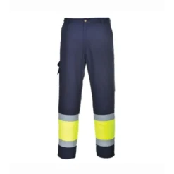 Pantalone da Lavoro Combat Bicolore Alta Visibilita Portwest E049
