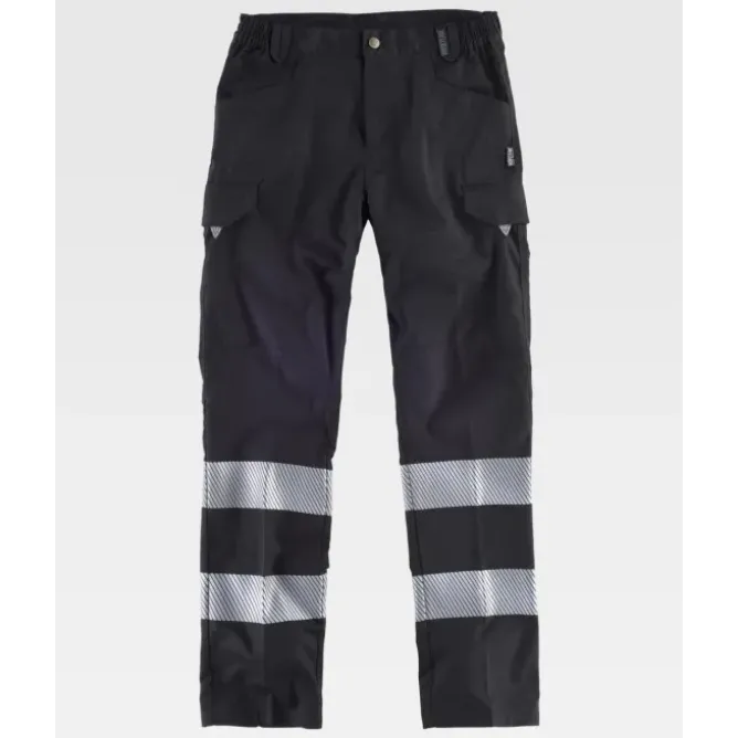 Pantalone da Lavoro con Bande Riflettenti Alta Visibilità C2717 - Workteam