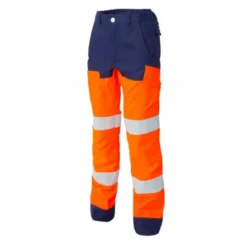 Pantalone da Lavoro con ginocchiera Alta Visibilità Classe 2 Molinel Luklight 0246.2351.158