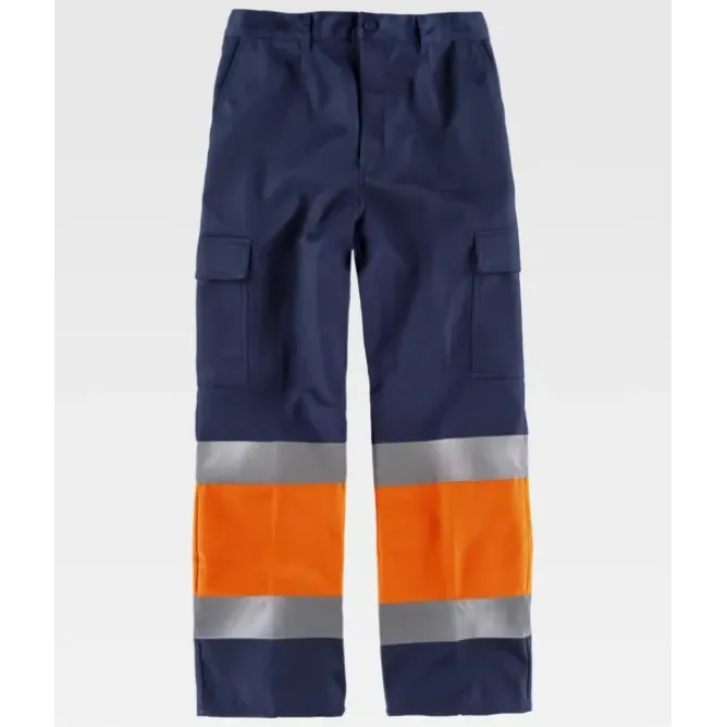 Pantalone da Lavoro Invernale Multitasche Alta Visibilità C4028 - Workteam