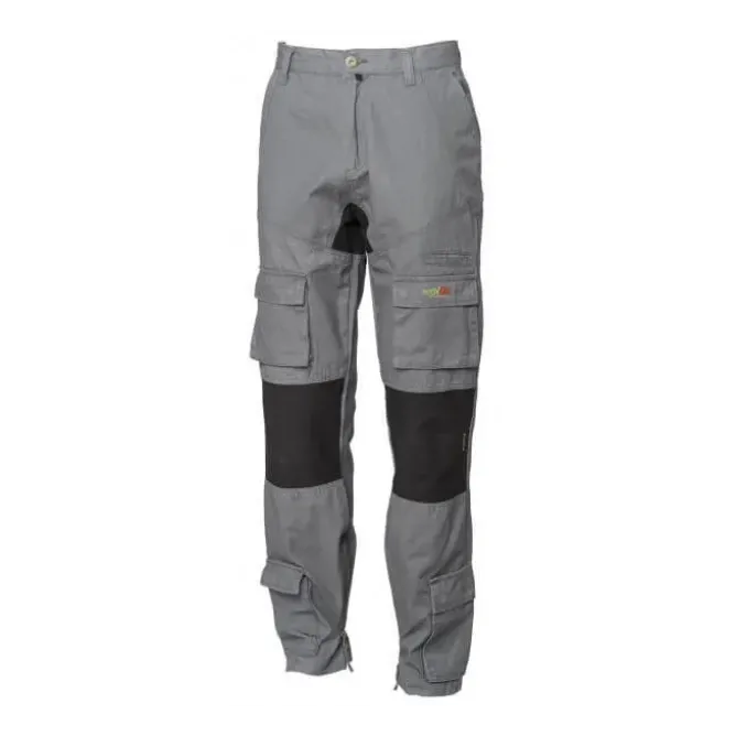 Pantalone da lavoro ISSA LINE Stretch On 8738 Multitasche Tasche Laterali 100% Cotone