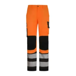 Pantalone da Lavoro Multitasche Stretch Bicolore Alta visibilità P&P Loyal Proflex HV AVB02 238
