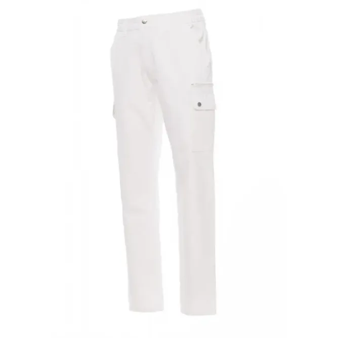 Pantalone Da Lavoro Multitasche 100% Cotone Twill Forest - Payper AY 7332