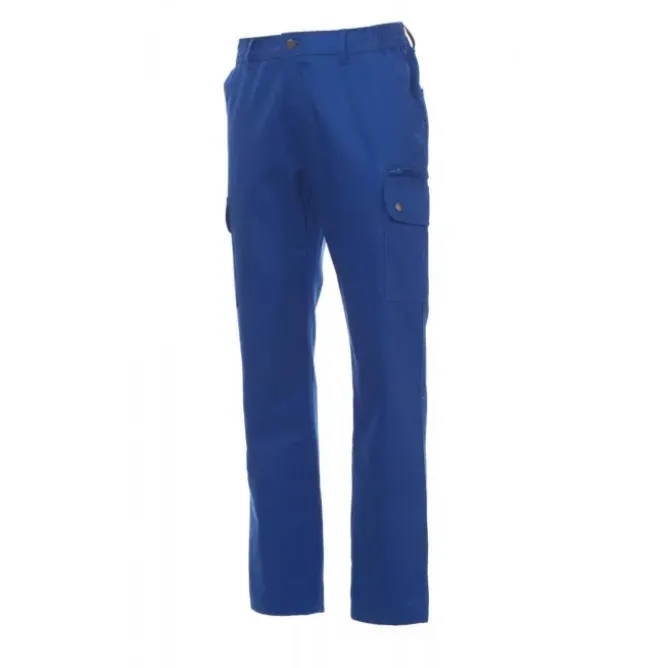 Pantalone Da Lavoro Multitasche 100% Cotone Twill Forest - Payper AY 7332