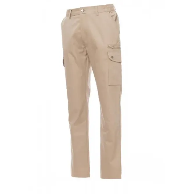 Pantalone Da Lavoro Multitasche 100% Cotone Twill Forest - Payper AY 7332