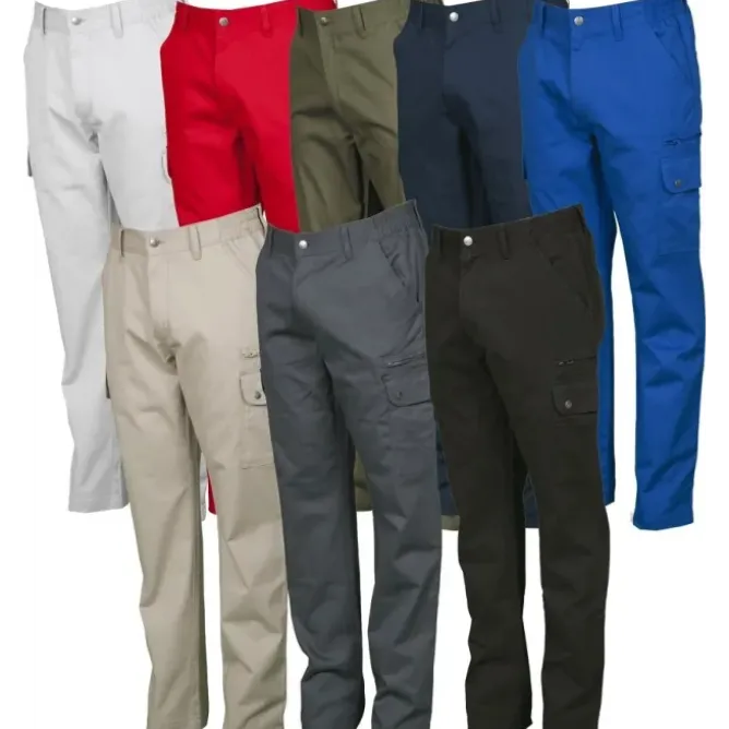 Pantalone Da Lavoro Multitasche 100% Cotone Twill Forest - Payper AY 7332