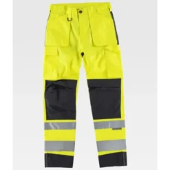 Pantalone da Lavoro Multitasche Combinato Alta Visibilità C2912 - Workteam