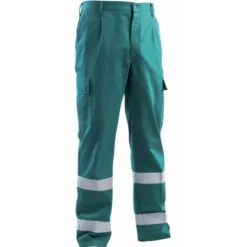 Pantalone da lavoro Multitasche Flash con bande 100 % cotone massaua P&P Loyal STX43 101