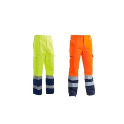 Pantalone da Lavoro Multitasche Alta visibilità 100% cotone P&P Loyal AVB02 204