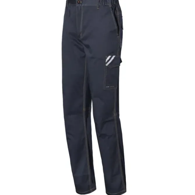 Pantalone da lavoro Stretch Multitasche Issa Line Start Heavy 8036BW