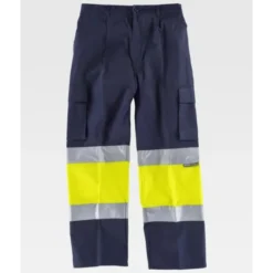 Pantalone da Lavoro Workteam Multitasche Alta Visibilità C4018