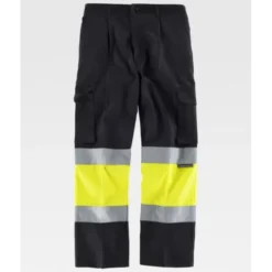 Pantalone da Lavoro Workteam Multitasche Alta Visibilità C4018