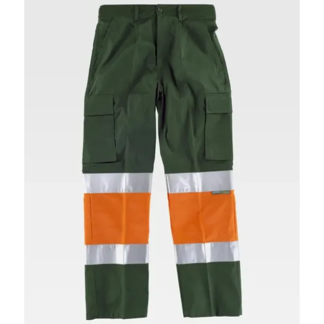 Pantalone da Lavoro Workteam Multitasche Alta Visibilità C4018