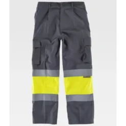 Pantalone da Lavoro Workteam Multitasche Alta Visibilità C4018
