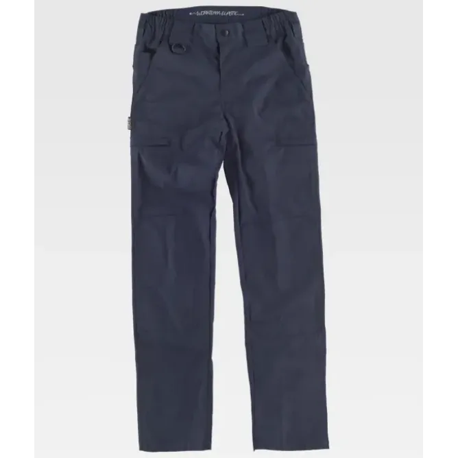 Pantalone da Lavoro Workteam Multitasche Stretch Slim B4033