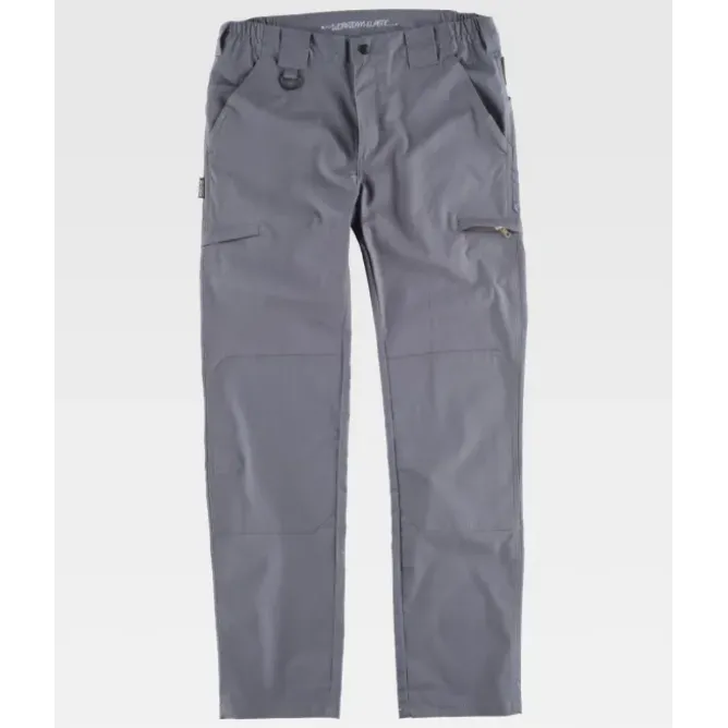 Pantalone da Lavoro Workteam Multitasche Stretch Slim B4033