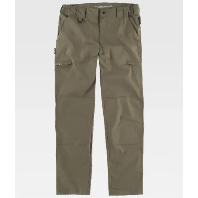 Pantalone da Lavoro Workteam Multitasche Stretch Slim B4033
