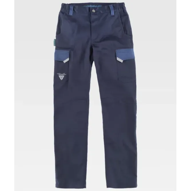 Pantalone da Lavoro Workteam Stretch Multitasche WF2855
