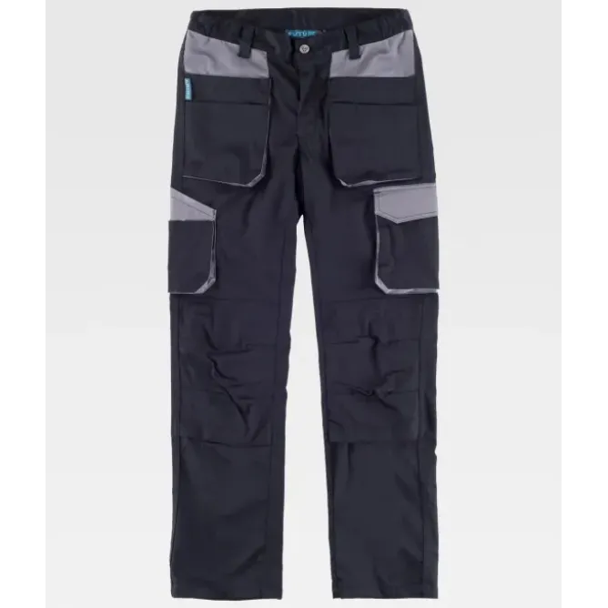 Pantalone da Lavoro Workteam Multitasche Stretch WF2650