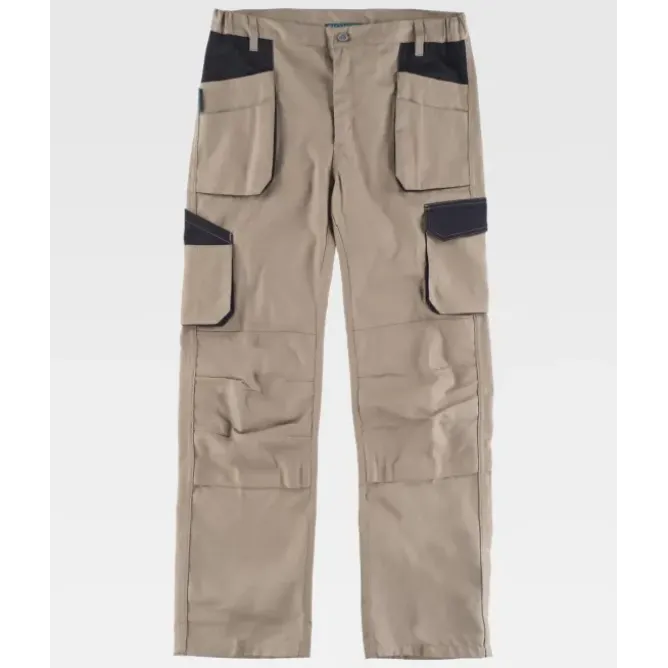 Pantalone da Lavoro Workteam Multitasche Stretch WF2650
