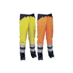Pantaloni da Lavoro Alta Visibilità Multitasche Cofra Encke V291-0-03A