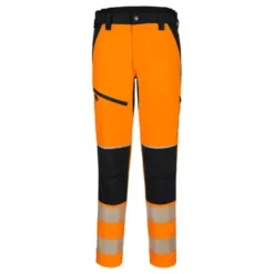 Pantaloni da Lavoro Alta Visibilità Multitasche Impermeabili Stretch Portwest T140